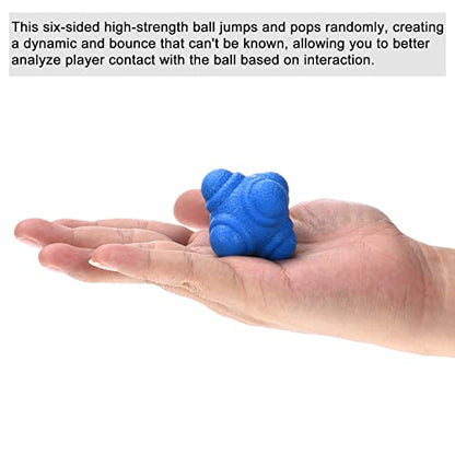 PATIKIL Bounce Reaction Balls, Coordination Training Ball Agility Trainer TPR Low Difficulty for Speed Reflex