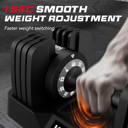 Keppi Adjustable Dumbbells Set of 2, Quick Adjust Weights for Home - style: 40LB-Pair