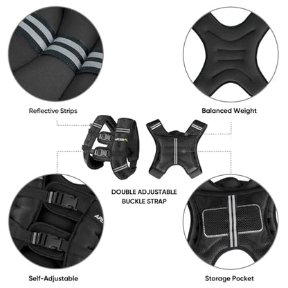 Weighted Vest Men Women, Weight Vest for Women Workout Equipment for Strength Training Running