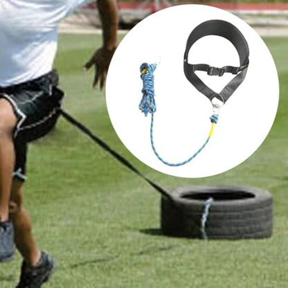 Belt for Throwing and Adjustable Exercise Equipment Tink Sled By Pulling The Weight of The Sled Strap for The Outdoor Resistance Equipment