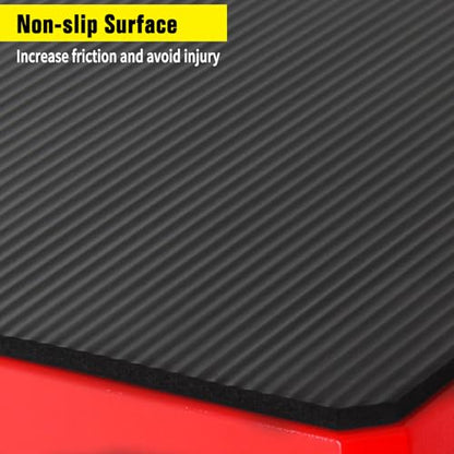 Plyometric Boxes for Jumping - color: Red, size: 12/18/24 inch