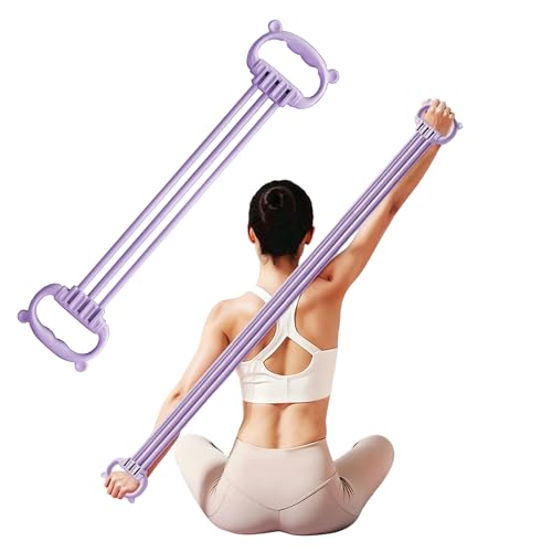 Figure 8 Resistance Bands, 6 Adjustable Elastic Fitness Bands, Suitable for Abdominal, Back, Shoulders, and Chest Workouts