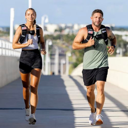 Roc Outdoors Weighted Vest W/ Rub-Free Technology for Woman and Men, 5lb/10lb/15lb/20lb/30lb Weight Vest with Reflective Stripe for Workout, Strength Training, Running, Walking, Fitness, Weight Training, Weight Loss, Weightlifting - size: 10lb
