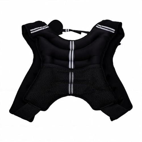 RiToEasysports Weighted Vest, Comfortable Breathable Adjustable Strap Secure Fit Iron Sand Filling For Jogging Running - size: 8KG