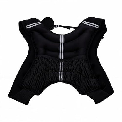 RiToEasysports Weighted Vest, Comfortable Breathable Adjustable Strap Secure Fit Iron Sand Filling For Jogging Running - size: 8KG