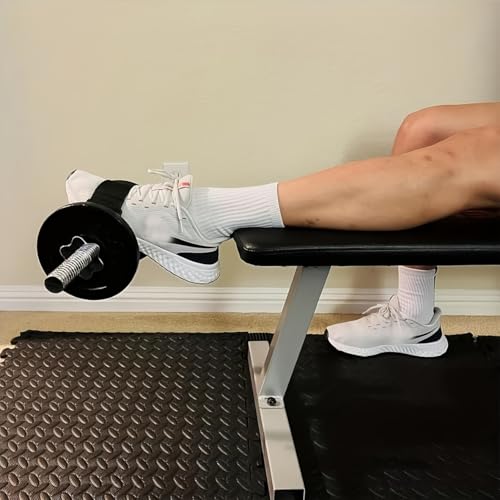 Adjustable Dumbbell Ankle Straps for Gym - 2PCS Portable Weight Lifting Foot Attachment for Leg Extensions, Curls & Hip Workouts - Professional Strength Training Gear for Men & Women