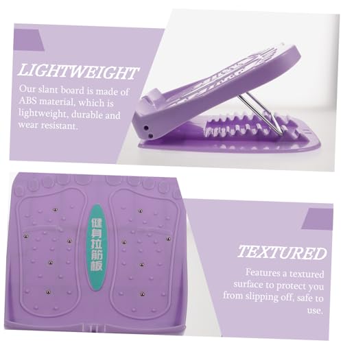 1pc Portable Incline Board for Leg Exercise Calf Stretching Tool Foot Ankle Stretch Board Home Gym Equipment