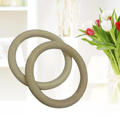 Solid Wood Gymnastic Rings Exercise Rings for Full Body Strength Workout Gymnastics Beam
