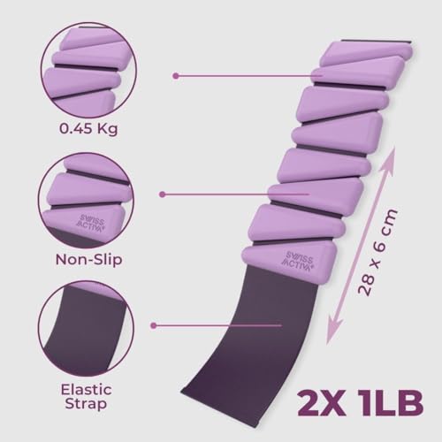 1lb wrist and ankle weights set of 2, leg weights for women, adjustable ankle weights, weighted wristbands, ankle weight, arm weights for women