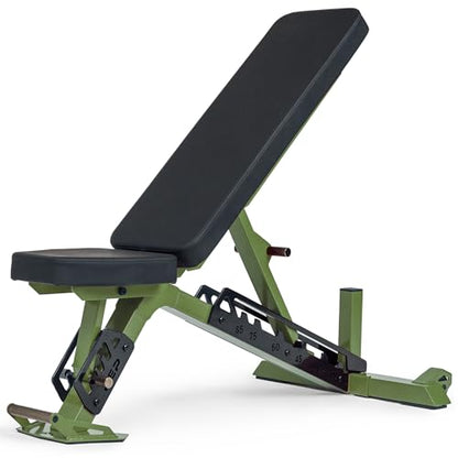 Rep Nighthawk Adjustable Weight Bench | Home Gym Incline Decline Flat Workout Bench | Heavy Duty Fitness and Strength Training Equipment | Foldable Space Saving Design