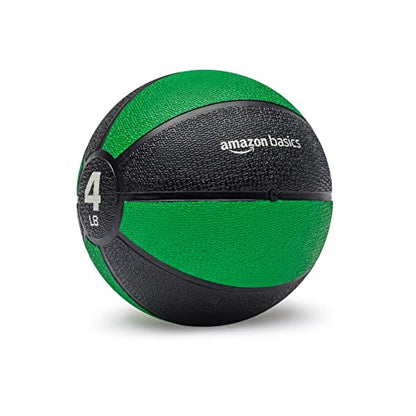 Amazon Basics Weighted Medicine Ball for Core Strength, Strength Training, Full-Body Workouts and Balance Exercises