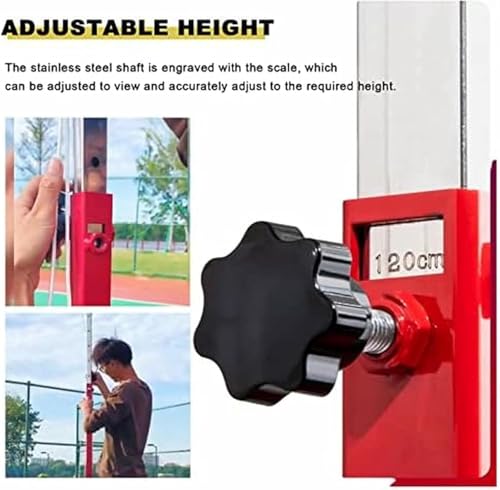 Vertical Jump Tester & Trainer for Gyms, Adjustable Height, Volleyball, Sports Performance, Rehab Training (Colorful Vanes)