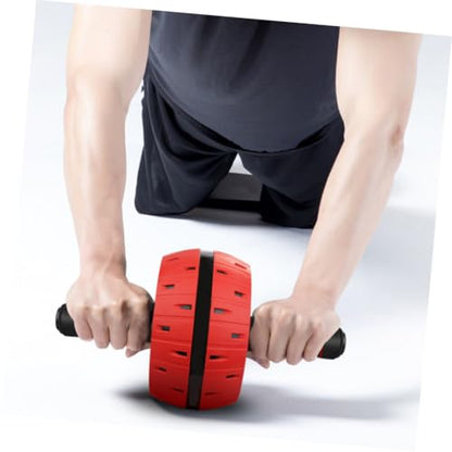 Silent Ab Roller Wheel for Core Strengthening Fitness Abdominal Muscle Trainer with Knee Mat Suitable for Men Women Beginners and Experts Home Gym Exercise Equipment