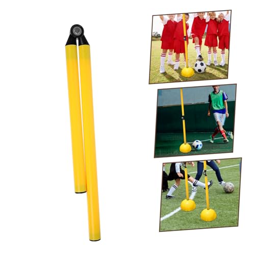 Soccer Agility Poles Training Equipment for Speed Drills Folding Design Bright and Visible for Weather