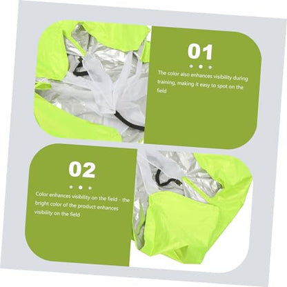 Resistance Parachute for Running Speed Training Explosive Power Agility Development Design for Athletes Fitness Enthusiasts Suitable for Youth Adults Fluorescent Green