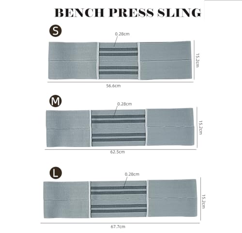 Bench Press Band Sling, Slingshot Bench Press Power Resistance Band for Men and Women, Fitness Weight Lifting Strength Band, Gym Workout Increase Strength Assist with Bench Press, Dips, Push Ups - size: Medium