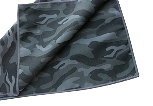 Unisex Sweat Absorbing Microfiber Handkerchiefs Quick Dry Sport Gym Towels 5 Pack - color: W03-xl 5pcs Camo