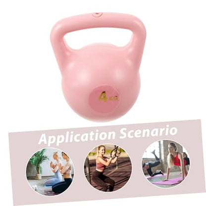 Mikikit 4kg Weight Water-fillable Kettlebells for Yoga Fitness Training Soft Handle Portable Home Equipment