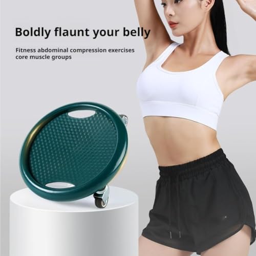 Ab Roller Wheel,Ab Exercise Equipment with Knee Pads,Women's Multifunctional Abdominal Wheel Board,360° Rotating for Core Exercise,Abdominal Strength Training for Full Body Fat Burning Home Gym (B)