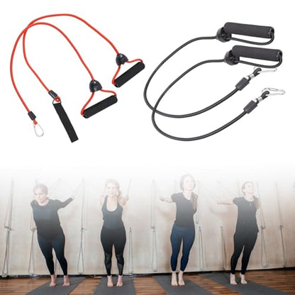 2Pcs Workout & Exercise Band Stepper Resistance High Elastic Pull Ropes Hand Grip Rope Expander Workout &