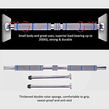 Pull Up Bar for DoorwayChin Up Bar for Doorway No ScrewsHeavy Duty Doorway Upper Body Workout Bar with Padded Handles,