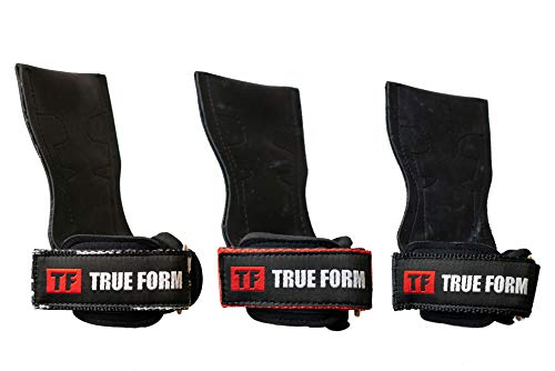 True Form Grips- (Medium, Snow Camo) Weightlifting Workout Gear Alternative Power Lifting Hook Deadlift Glove Padded Wrist Wrap Support Dumbell Bodybuilding Weight Crossfit Pull Up Slip Kettlebell