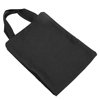 Thin Arm Yoga Sandbag, Workout Freeweight Bag for Leg Slimming Training, Adjustable Weight Fitness Sandbag with Leakproof Inner Bag, Sturdy Handles for Yoga and Home Gym Exercises - color: Black