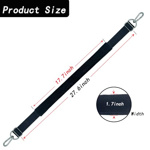 Pilates Equipment Hook and Tie Straps,Equipoise Body Cotton Straps,Suitable for Pilates Core Bed Accessories,Balance Training -Thickened Material 27.6 in.