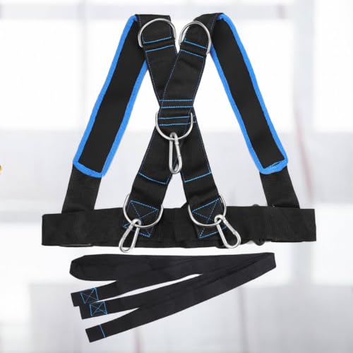 BESPORTBLE Resistance Bands Set Pull up Bands Sled Workout Harness Fitness Strap Shoulder Strap Material Sturdy No- Strength Building