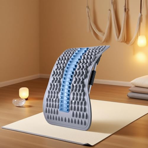 Back Stretcher - Adjustable Multi-Level Support, Ergonomic Arch Design, Muscle Relaxation Tool, Spine Alignment Device | Yoga Stretching Accessory with Pain Reliefs Function for Home, Offices Session