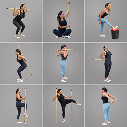 MobileVision Bamboo Stick for Fitness and Physical Rehabilitation - size: 78 INCH Bamboo Stick Only