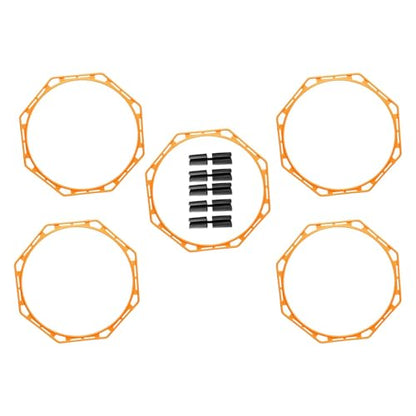 Set of 5 Agility Rings 19.69inch for Football Training and Outdoor Activities