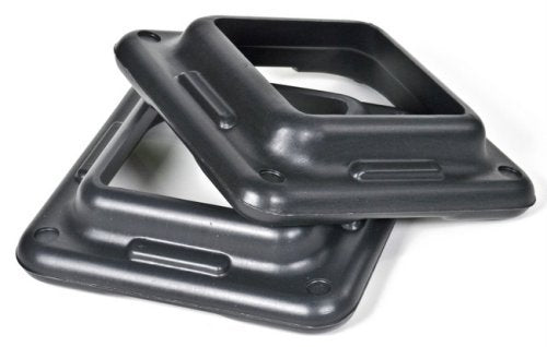 Element Fitness Aerobic Step Risers (10 Pack) - Black Exercise Step Platforms - Great for Step Aerobics