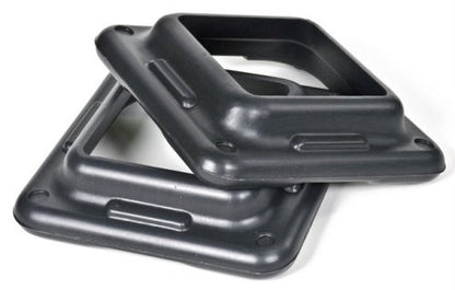 Element Fitness Aerobic Step Risers (10 Pack) - Black Exercise Step Platforms - Great for Step Aerobics