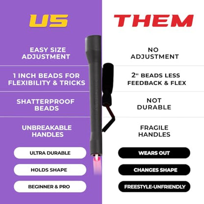 Elite Jumps Beaded Kids Jump Rope, Adjustable - color: Purple/Pink, size: 8ft
