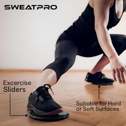 3-in-1 Exercise & Toning Kit – Non-Slip Fabric Booty Bands, Strength Resistance Bands & Core Sliders – Total Body Home Gym for Glutes, Legs & Abs – Portable Fitness Set with Carry Bag