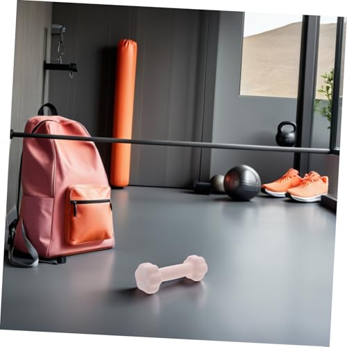 Pink Coated Dumbbell for Women Hand Weights Non-slip Vinyl Home Workout Equipment for Strength Training and Arm Shaping Lightweight Fitness Dumbbells for Beginners and Advanced