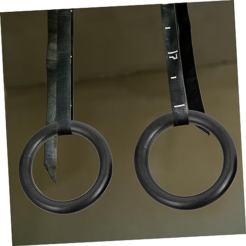 KESYOO 2Pcs Home Gymnastics Rings Exercise Ring Equipment for Indoor Fitness Training Durable for Home Workouts
