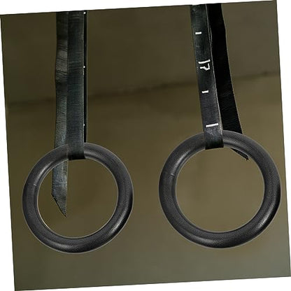 KESYOO 2Pcs Home Gymnastics Rings Exercise Ring Equipment for Indoor Fitness Training Durable for Home Workouts