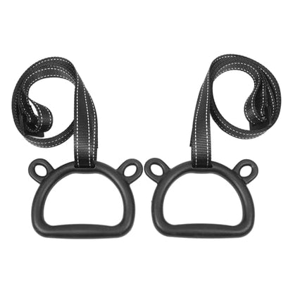 SUPVOX ’s Gymnastics Rings Set with Adjustable Straps, 2m Thickened Indoor Fitness Rings for ’ Pull-up Training and Bodybuilding Exercise Equipment