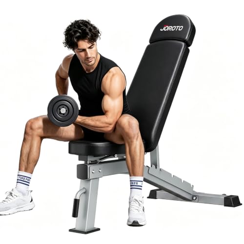 JOROTO FID Adjustable Weight Bench 1300LBS Capacity for Home Gym