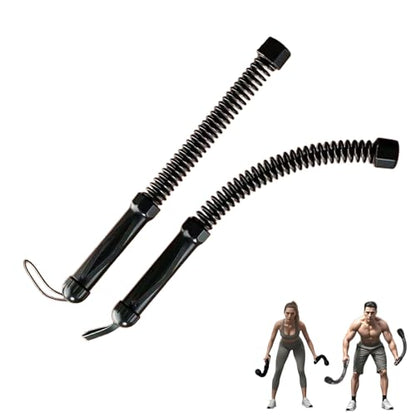Portable Workout Resistance Training Tool | Space-Saving Home Fitness Equipment for Light Exercise, Daily Movement & Low-Impact Training for Men & Women Working Out.(Black 2pcs)