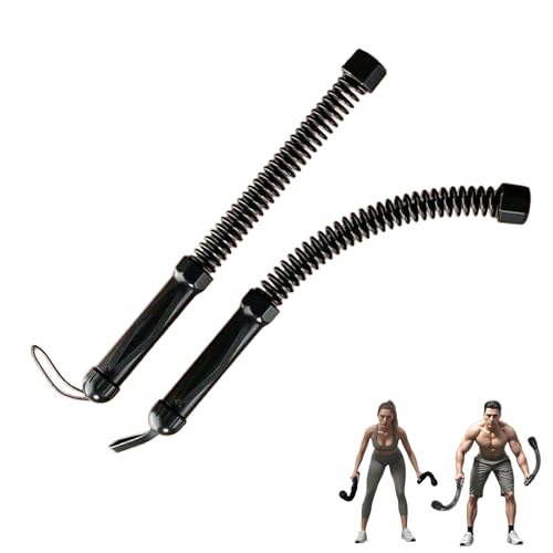 Portable Workout Resistance Training Tool | Space-Saving Home Fitness Equipment for Light Exercise, Daily Movement & Low-Impact Training for Men & Women Working Out.(Black 2pcs)