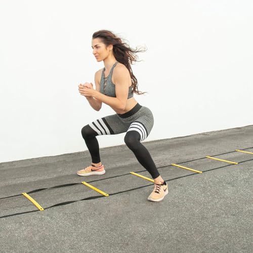 Agility Ladder Training Speed Ladder Stairs Professional Polypropylene Footwork Ladder for Soccer Fitness with Storage Bag