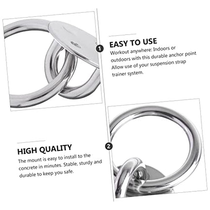 Wall Mount Suspension Ceiling Anchor Bracket for Suspension Straps Gymnastic Rings Yoga Swings Durable
