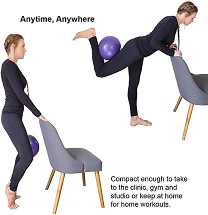 Balego® Pilates Mini Ball, Purple, 9 Inch
