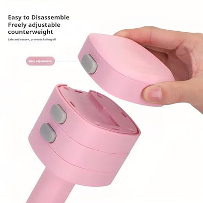 Adjustable Dumbbell Set of 2, 4 in 1 Free Weights for Women with Fast Adjustment, Home Gym & Outdoor Exercise Training, Includes 2.2lb 3.3lb 4.4lb 5.5lb Hand Weights, Compatible with Kettlebells