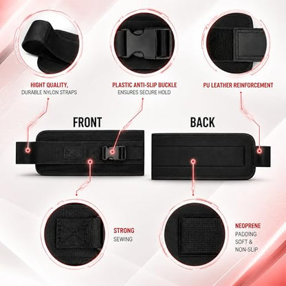 hip thrust belt for dumbbells – Best weightlifting Belt for home gym equipment workout and fitness weight lifting for men and women, perfect weights pad bandes accessories trainer at home for booty, glute and pilates exercise.