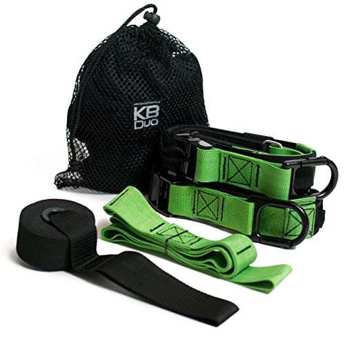 Kbands Strength Training Bundle (Includes 3 Ballistic Bands, KB Powerbands Upper Body Resistance Bands, and the Duo Training Straps