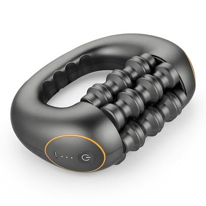 Marvixor Sculpt Roller, Electric Roller Massager with 6 Bio‑Simulation Heads & 21 Touch Points, 3 Speeds, 270min Battery for Back, Legs, Shoulders – Handheld Deep Tissue Muscle Relief